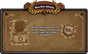hearthstone vecchie glorie