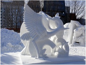 Crane Dance in Spring